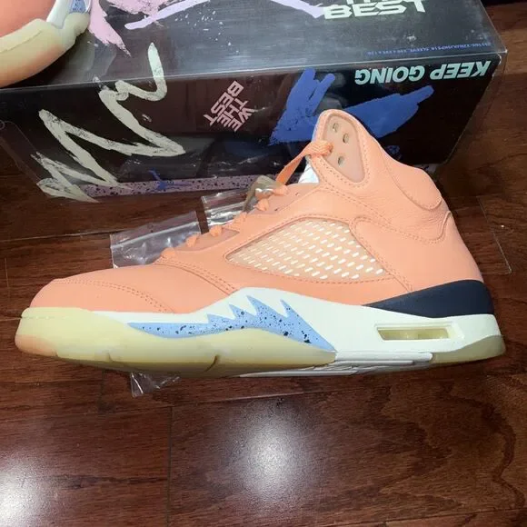 Jordan 5 Retro x DJ Khaled Mid We The Best Crimson Bliss Men’s Size 8 - Picture 5 of 16